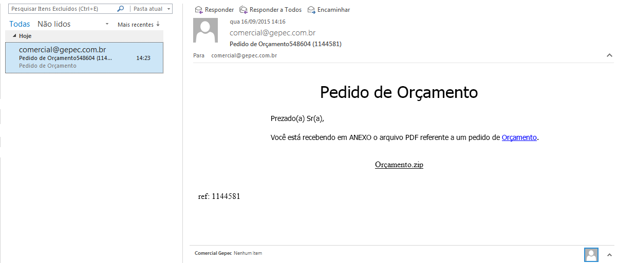 Gepec ALERTA: atenção para e-mails falsos em nome da Gepec