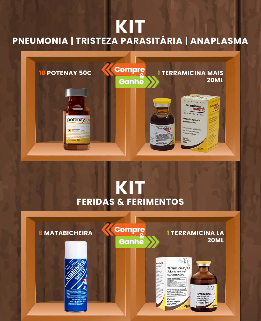 A campanha promocional da Zoetis está de volta, com kits feitos sob medida para a sua fazenda! Adquira produtos Zoetis na Gepec em condições especiais e abasteça sua Farmácia da Pecuária com os medicamentos para cada necessidade. Não perca tempo, aproveite e tenha praticidade e eficácia quando seu rebanho mais precisar. Corra, é por tempo limitado! Amplie sua Farmácia da Pecuária!