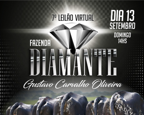 7º Leilão Virtual da Fazenda Diamante